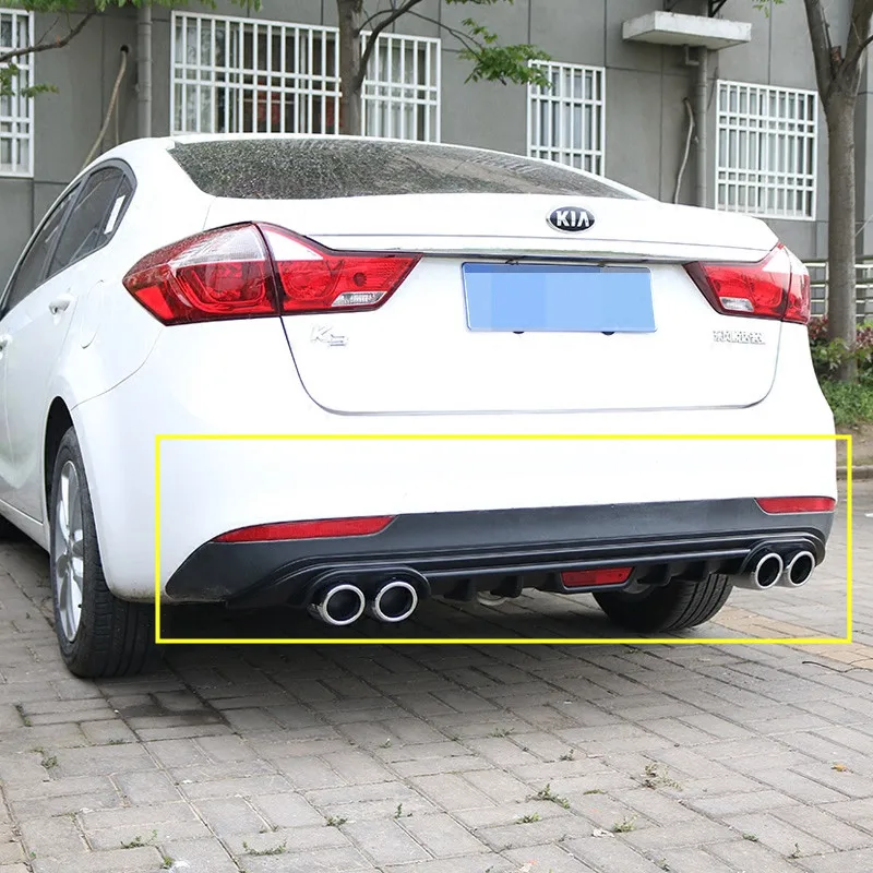 Для- KIA K3 Форте задний бампер диффузор защитные бамперы для Форте K3 тела набор бампер задний спойлер
