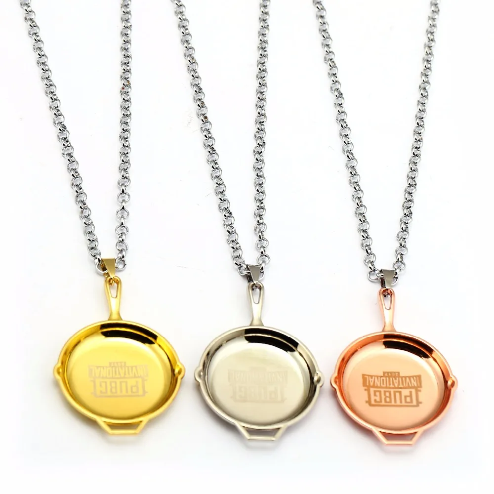 Mengtuyi ювелирные изделия ожерелье вокруг игры PUBG металлическая игра Pan Трехцветная