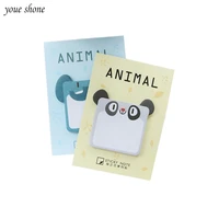 2pcs sticky notes animals shaped notes can tear the memo cute index messager paper stickers note planner panda