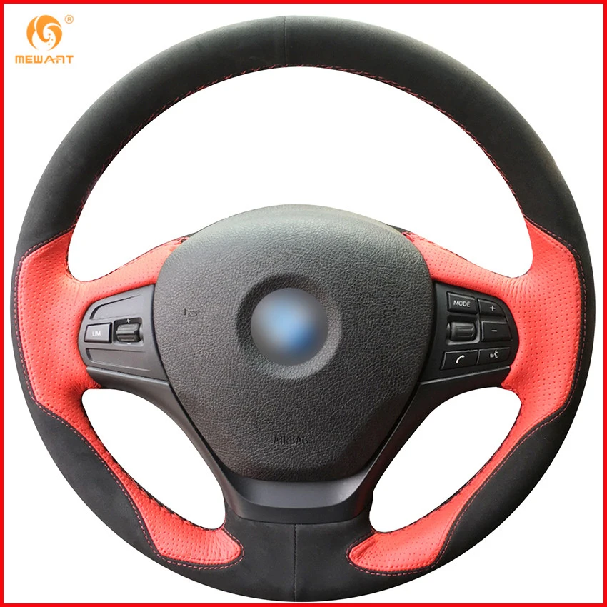 MEWANT красная кожа черная замша искусственная для BMW F30 316i 320i 328i аксессуары