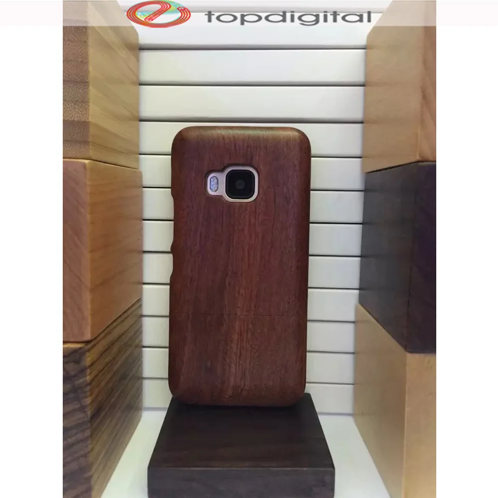 Чехол из натурального дерева для HTC One M9 Жесткий задняя крышка Роскошный Ретро