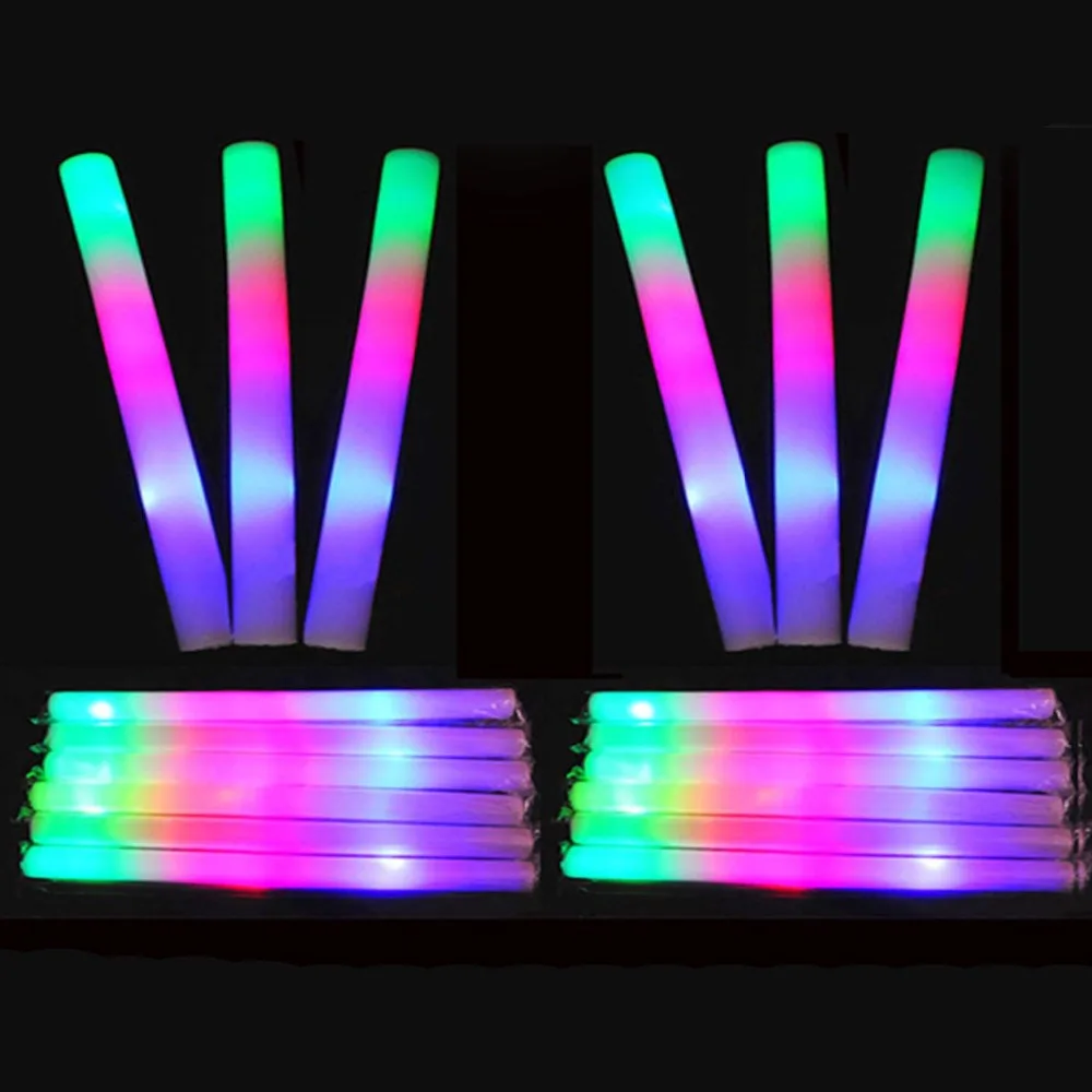 Яркие светодиодные губки для концертов и клубов светящиеся палочки