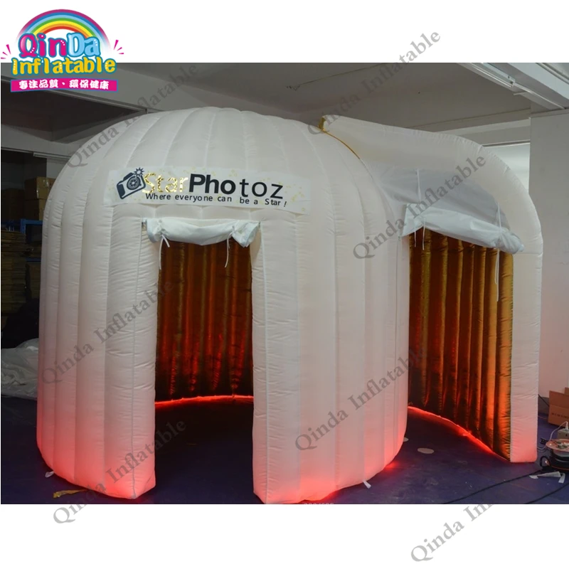 Пейнтбол палатка Photo Booth Кемпинг Роскошные палатки, 2.4 м* 2.4 м* 2.4 м надувные иглу Air photbooth