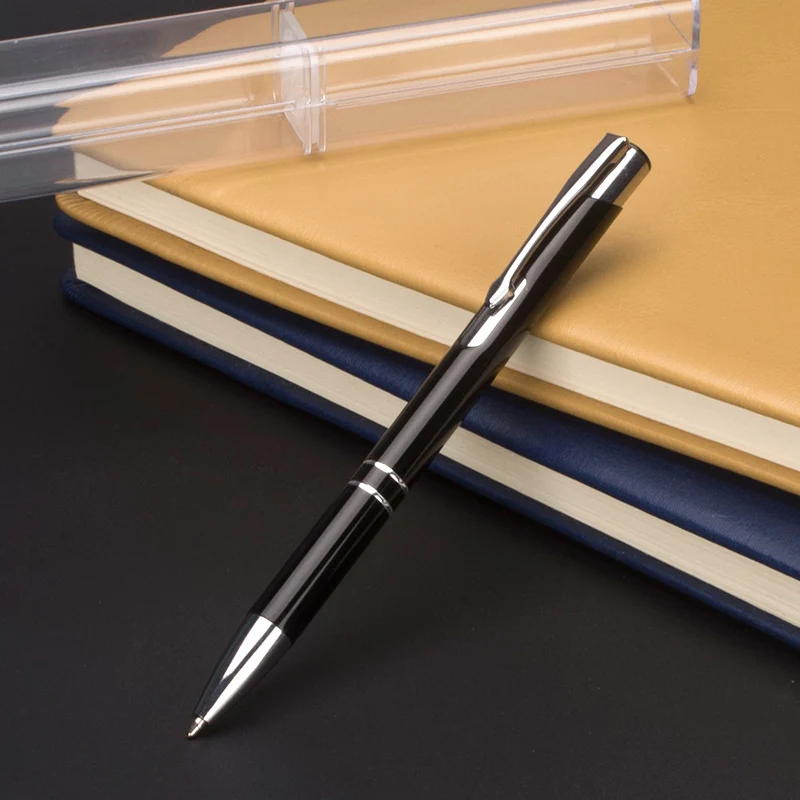 

luxury school Office ball-point pen black Gift pen Creative stationery Office & School Supplies metal pen refill sell