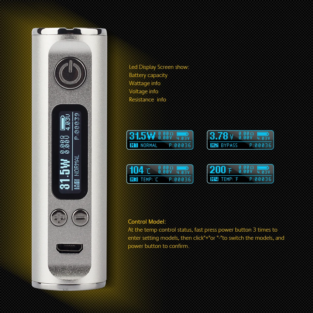 Оригинальный JOMOTECH электронная сигарета Ультра 80 Вт комплект ручка коробки vape mod с