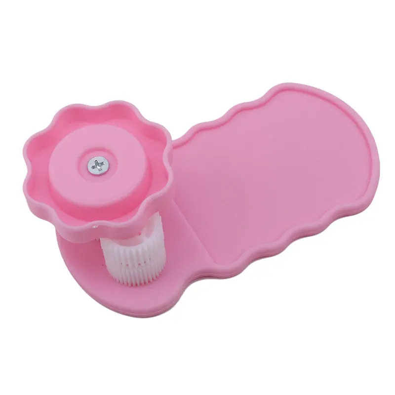 Fashion Hot Pink Plastic Paper Crimper Machine Crimping Craft DIY Art Tool Scrapbooking Stamping | Дом и сад
