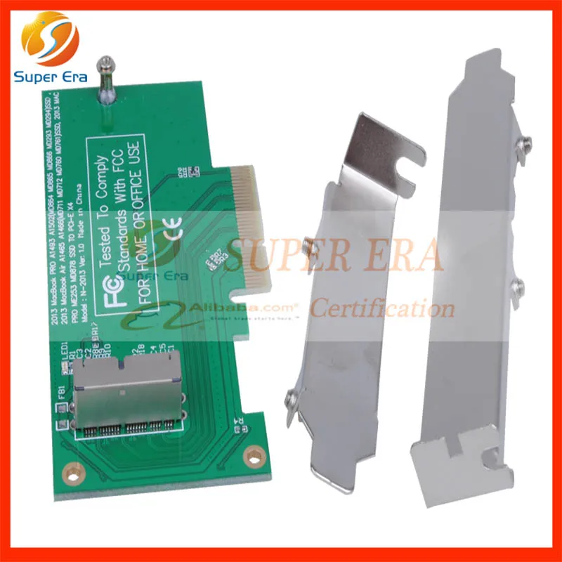 10 шт./лот 2013 2014 2015 год MSATA PCI Express pci-e 4x адаптера для Apple MacBook Air Pro a1466 A1465 A1398 a1502 |