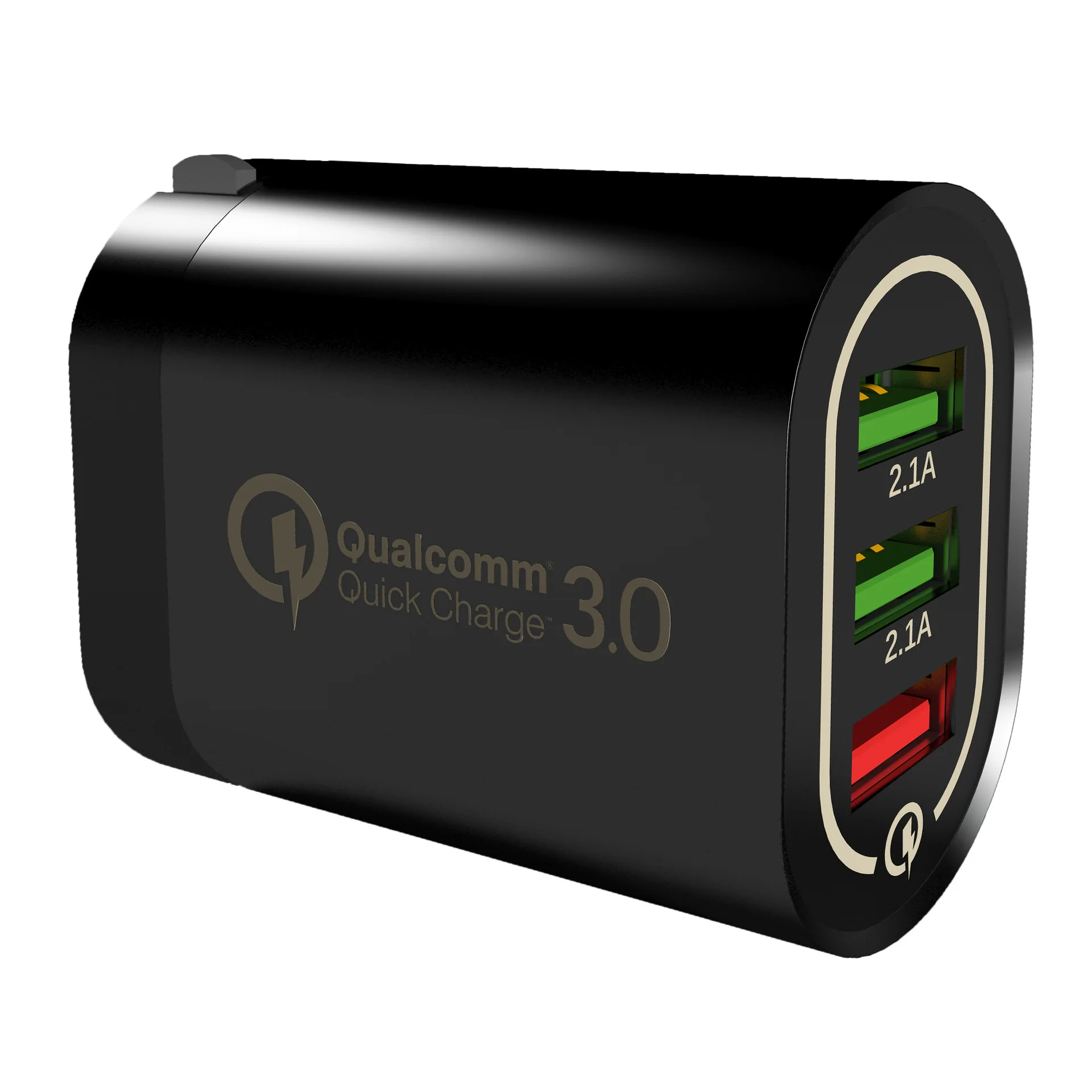 Взрывное зарядное устройство QC3.0 5 В/9 В/12 В Быстрая зарядка 3 порта USB мобильное зарядное устройство 4.8A евро-американское регулирование путешествия зарядка