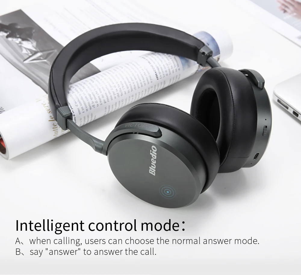 Bluedio V2 Bluetooth наушники Беспроводная гарнитура PPS12 драйверы с микрофоном