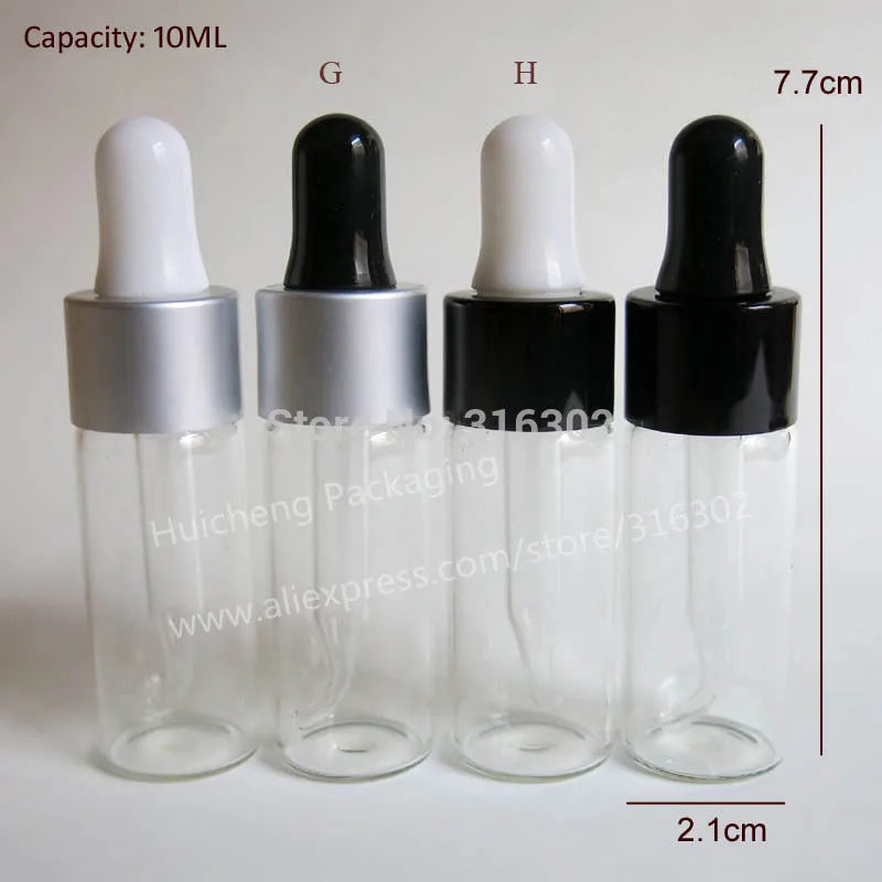 15 мл пустые прозрачные стеклянные капельницы для эфирных масел куб. См