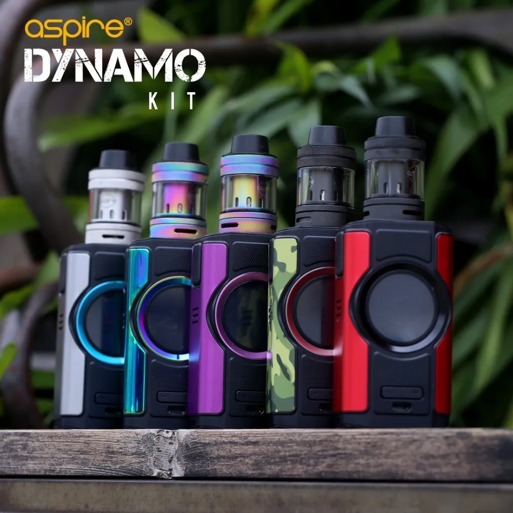 Оригинальный Aspire Dynamo Kit 220 Вт высокомощный vape комплект устройства поддержка VW VV