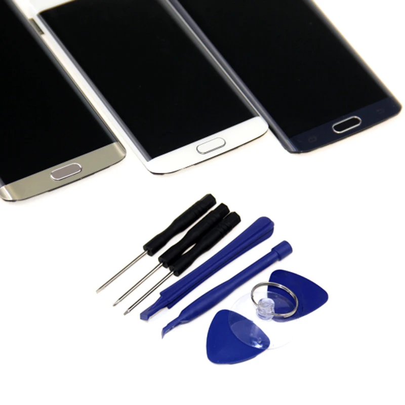 Для Samsung Galaxy S6 Edge LCD G925 G925F дисплей сенсорный экран сборка Замена|Экраны для