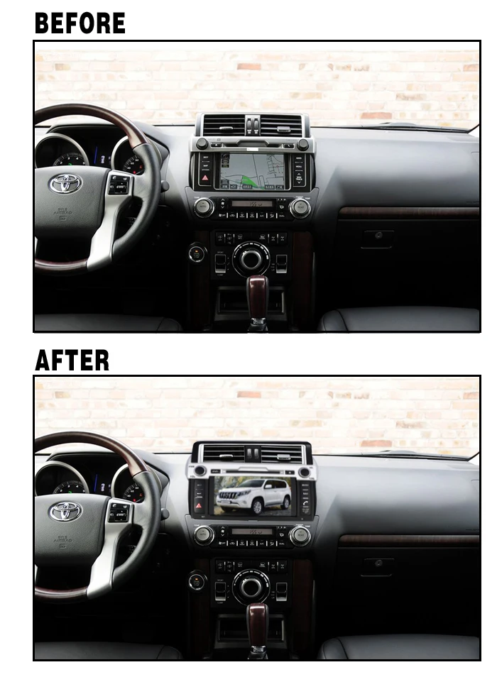 Автомобильный магнитофон DVD-плеер на Android 10 с 8 &quotэкраном Wi-Fi для Toyota Prado 150 Land Cruiser