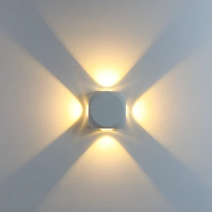 Светодиодная настенная лампа, садовый светильник для балкона, уличный водонепроницаемый комнатный оссветильник ительный прибор для коридора, 6 Вт12 Вт, IP65