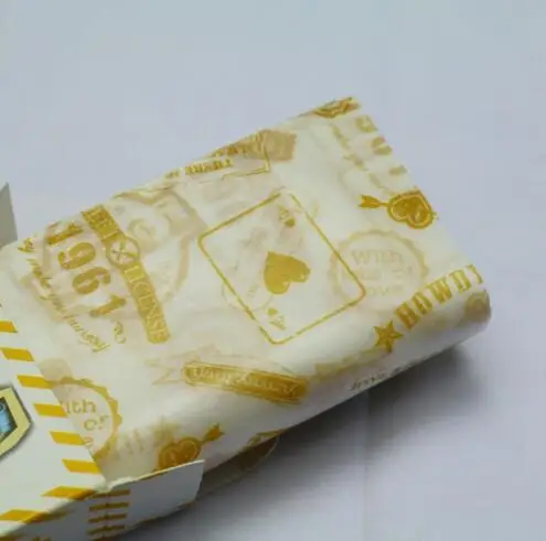 Stamp LBSISI Life 150 листов, восковая масляная бумага, пищевая закуска, Рождественская оберточная бумага, пергамент для выпечки, масло, мыло, упаковочная бумага 21,8x25 см - Цвет: Stamp