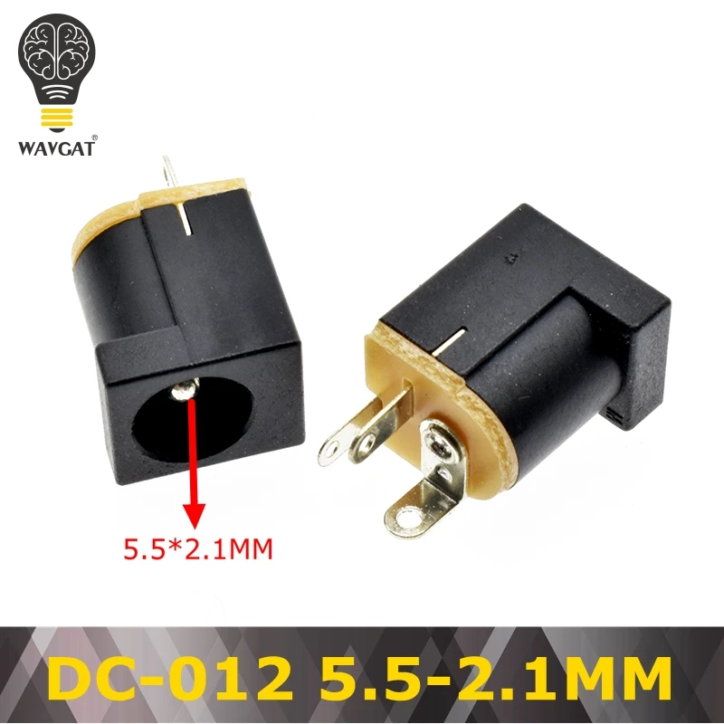 DC012 DC Мощность с разъемом типа Jack 5,5*2,1 мм 0,7 2,0 мм DC-005 DC-002 DC-012 DC-017 DC-022 DC-022B DC-025 DC-083 DC-098 DC-099 DC005 - Цвет: DC012