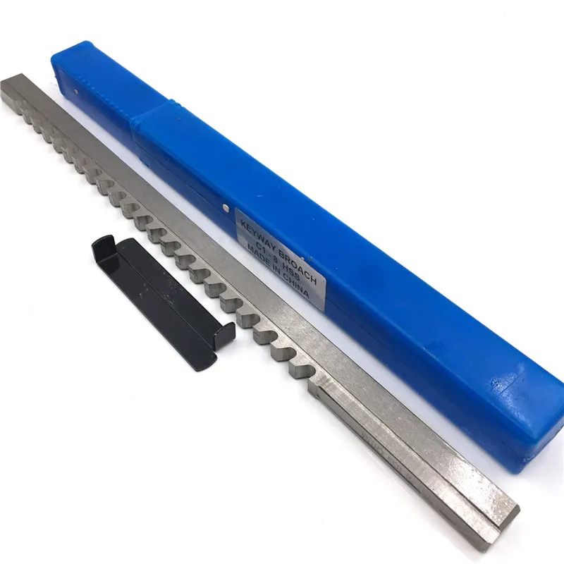 HSS Keyway Broach 8 мм C нажимного типа метрический размер Broaches высокоскоростные стальные шпоночные режущие инструменты для фрезерного станка с ЧПУ