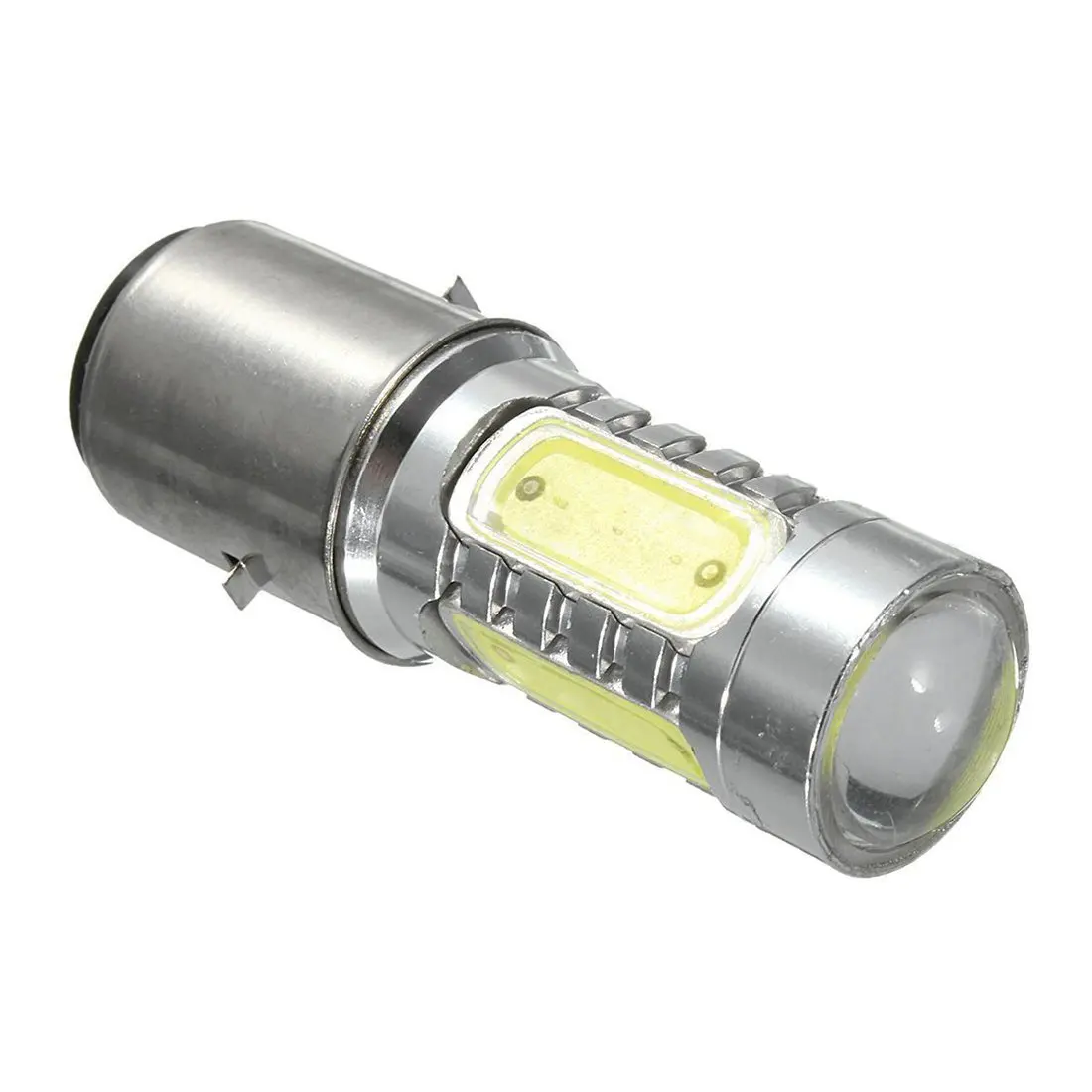 12V BA20D H6 4 COB Светодиодная белая лампа для мотоцикла велосипеда мопеда ATV фара |
