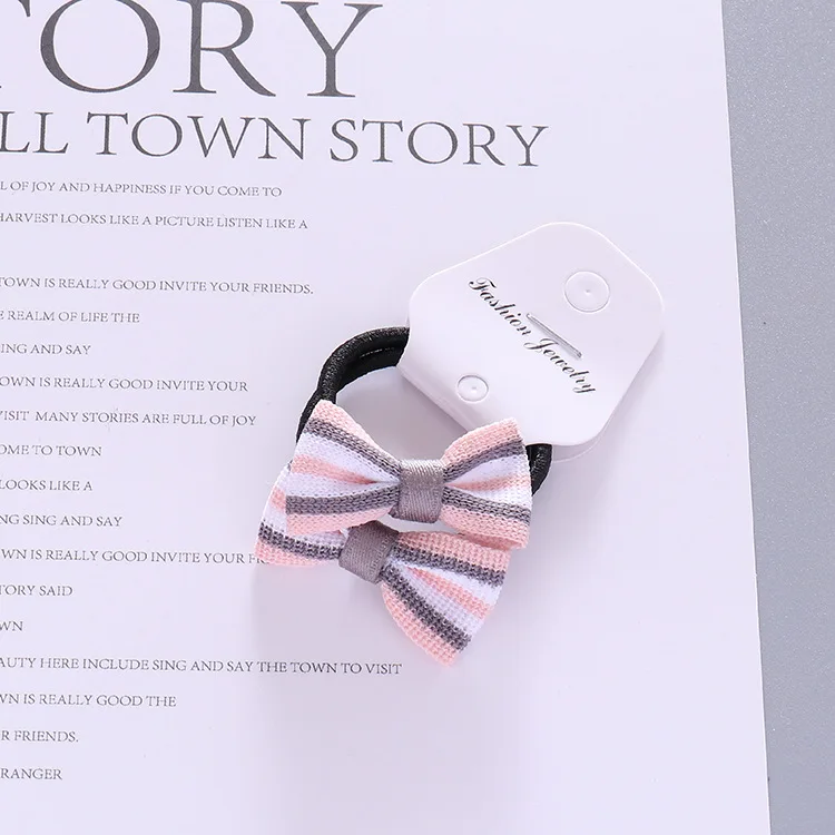 1 шт. детское высокоэластичное кожаное кольцо с бантом бабочкой ювелирное