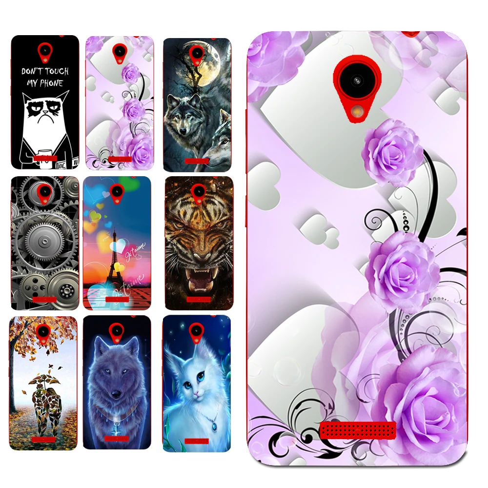 Черный чехол с рисунком для Prestigio Wize G3 PSP3510DUO мягкие чехлы из ТПУ|cover for prestigio|case