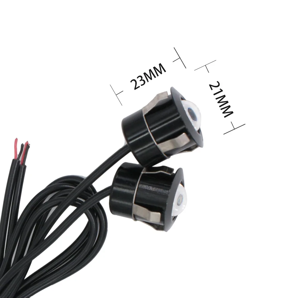 2 шт. 21 мм автомобильные DRL светодиодный орлиный глаз Габаритные огни мотоцикл