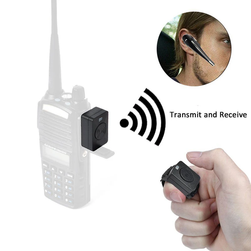 Портативная Беспроводная связь Bluetooth Walkie Talkie гарнитура наушники для Motorola Baofeng Uv 5r