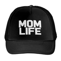 mom life letters print baseball cap trucker hat for women men unisex mesh adjustable size drop ship m 161