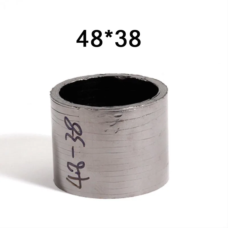 TKOSM 35mm 42mm 45mm 48mm Exhaust Pipe Graphite Gasket to Muffler Silencer Connector Motorcycle Dirt Pit Bike Accessories | Автомобили и