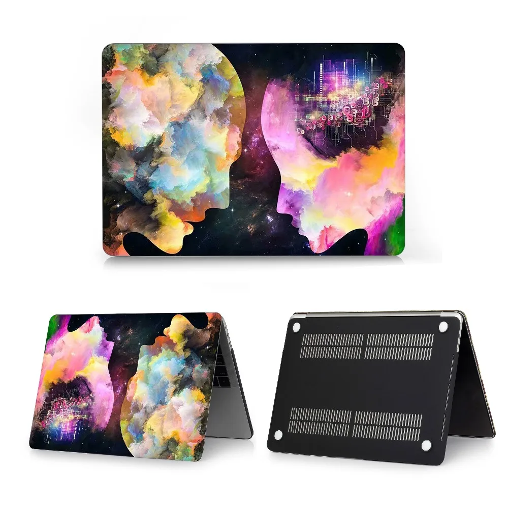 Новинка, чехол для ноутбука с принтом ZAIWJ для MacBook Air retina Pro 11, 12, 13, 15, для Mac book, 13,3 дюймов, с сенсорной панелью, чехол для клавиатуры
