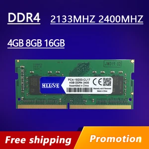 mllse ram ddr4 8gb 4gb 16gb 2133mhz 2400mhz 2133 mhz 2400 mhz memory ram ddr4 8gb sdram memoria laptop notebook ddr4 4g 8g 16g free global shipping
