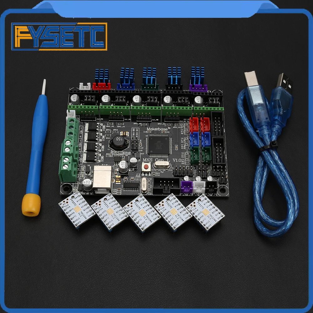 Gen V1.4 4 слойная печатная плата 3D комплект принтера с доска + 5 шт. TMC2130/TMC2208 Stepstick