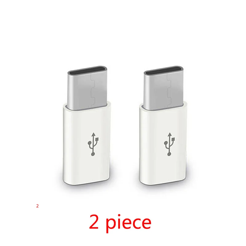 White Usb type C OTG адаптер Micro usb-type C USB-C для samsung Galaxy Note 8 9 S8 S9 Plus A3 A5 A7 зарядный кабель Tipe C - Цвет: White