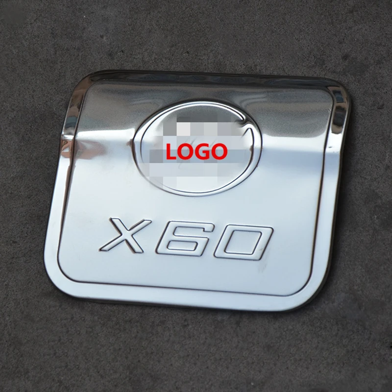

Stainless steel Stickers fuel tank cover for LIFAN X60 2011 2012 2013 2015,Free shipping car-styling oil cap protect trim cover