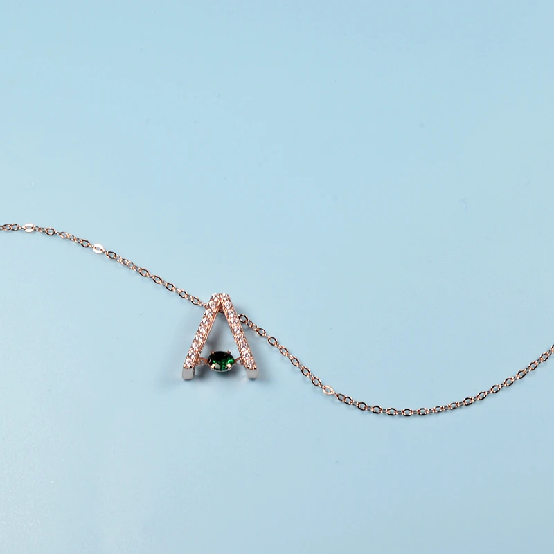 

925 pure Silver letter necklace