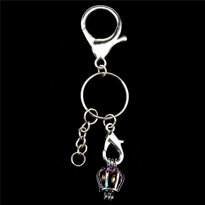 Брелок для ключей мужчин и женщин Радужный брелок с изображением футбольной