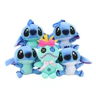 10 см аниме Лило и Стич плюшевая игрушка Стич Лило скрапп мягкие брелоки подвески подарок для детей