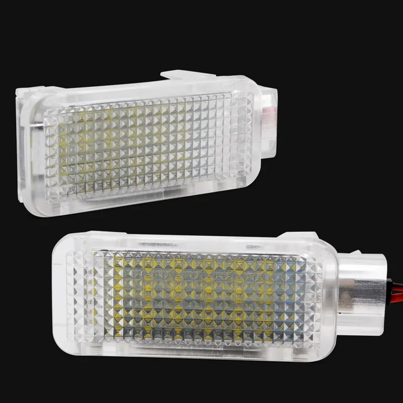 Safego 2 шт. 3 Вт Светодиодная подсветка для номерного знака 18 SMD 2835 Автомобильная
