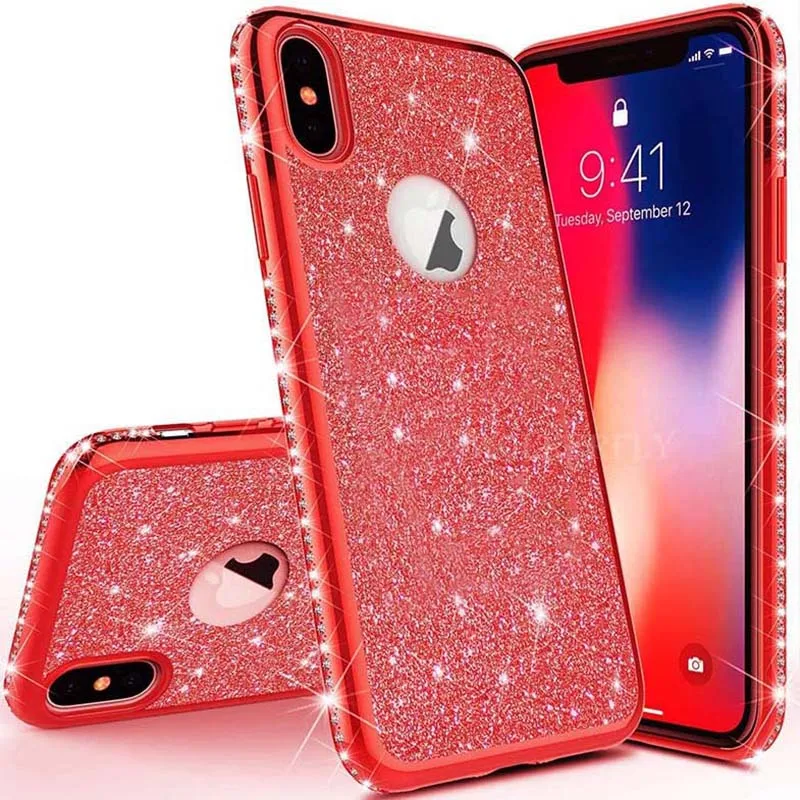 Роскошный Блестящий Алмазный чехол для Huawei Mate 20X10 P20 lite P30 Nova 3 3i V20 Honor 10 8X MAX 8C 7A 7C Pro Y9