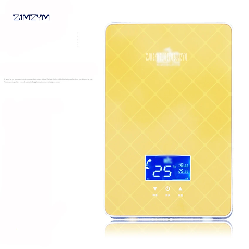 

KLSD-80 Electric Shower Instantaneous Water Heater 8000w 220v Thermostat Flow Heater Bathroom Heating Instant Hot Shower Water