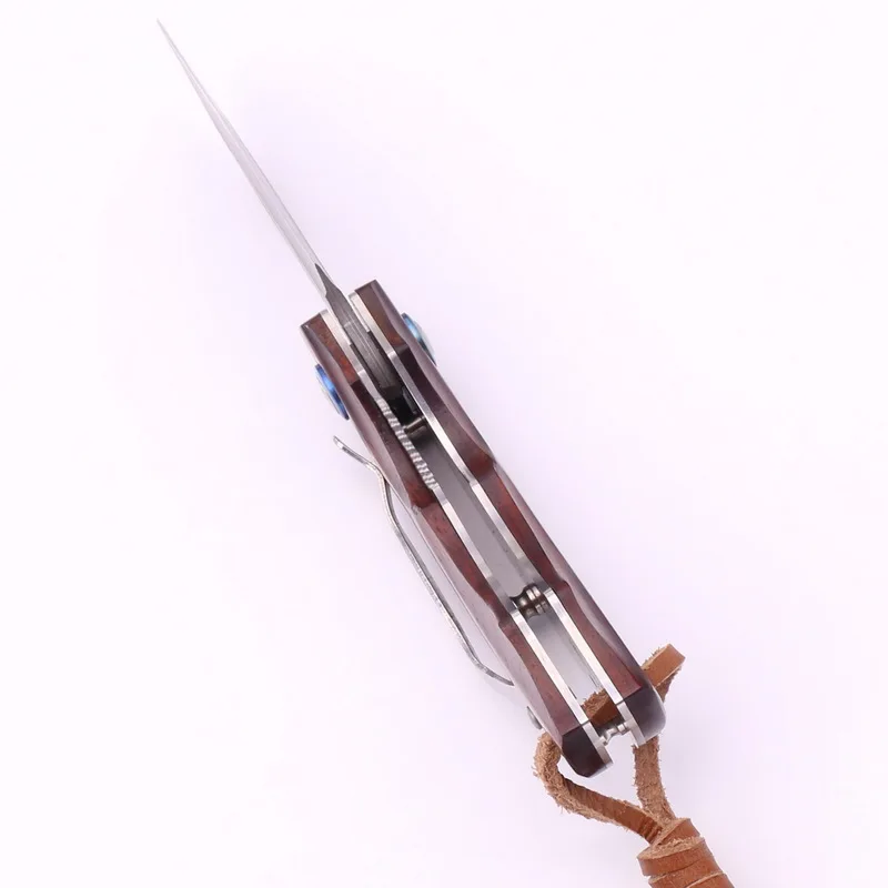 Damascus flipper folding pocket Knife practical gift outdoor camping hunting survive life-sav knife EDC tool fruit | Инструменты