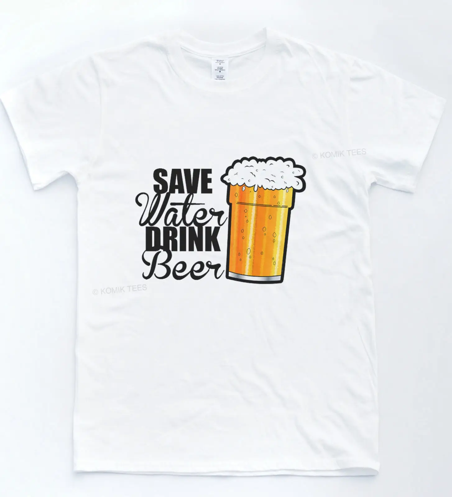 Сохранить воды пить пиво Смешные футболки парень Pisshead Папа Отец День Топ Новинка