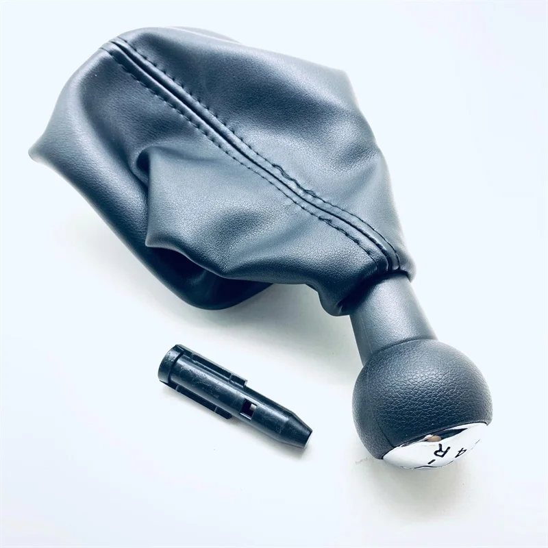 Кожаный 5 скоростной ручной автомобильный рычаг переключения передач для Peugeot 206