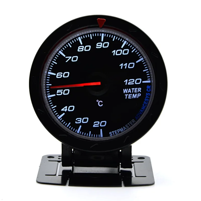 Water Temp Gauge 60 мм Boost Turbo/вакуум/Температура воды/Температура масла/Масляный Пресс/вольтметр/соотношение воздушного топлива/EGT/Топливный пресс/Тахометр Датчик с черным лицом - Цвет: Water Temp Gauge
