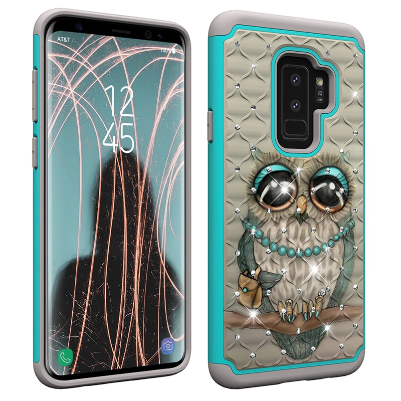 Роскошный чехол для Samsung Galaxy S8 S9 Plus J3 J7 Prime 2017 блестящий ударопрочный Note9 |