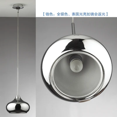 

American Style Restaurant Pendant Lamp Modern Kitchen LED Pendant Light Chrome Iron Plated 110-240V Dinning Room Light
