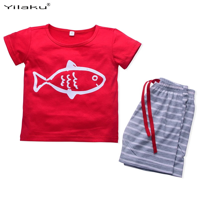 комплекты одежды для мальчиков Лето 2015 мальчик одежда комплект детей спортивные