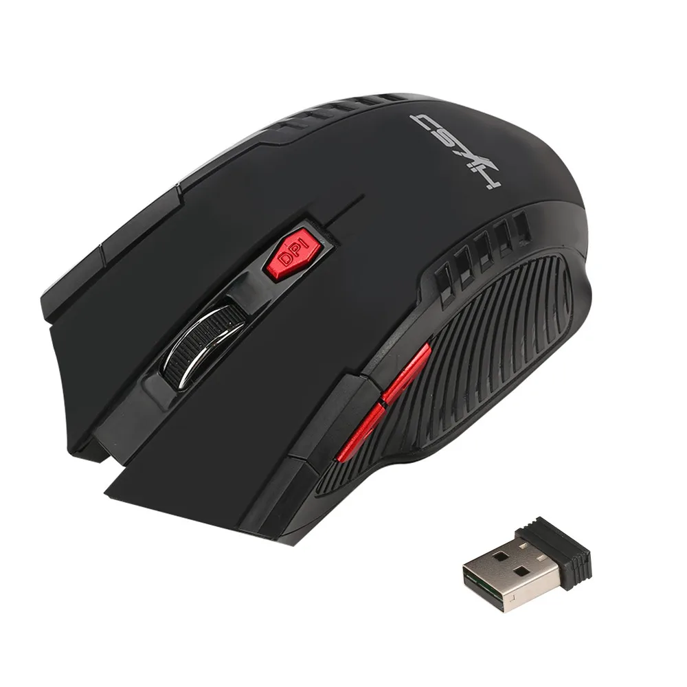 2400 dpi 6 кнопок 2 4 ГГц мини беспроводная оптическая игровая мышь для ПК ноутбука