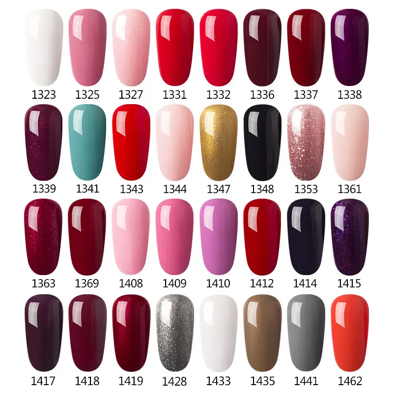 Modelones УФ Гель лак для ногтей Цветной Vernis полуперманентное верхнее покрытие