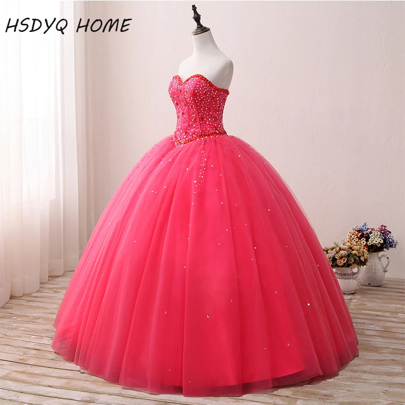 Новое поступление пышные платья дешевые 2017 бальное платье Vestidos De 15 Anos