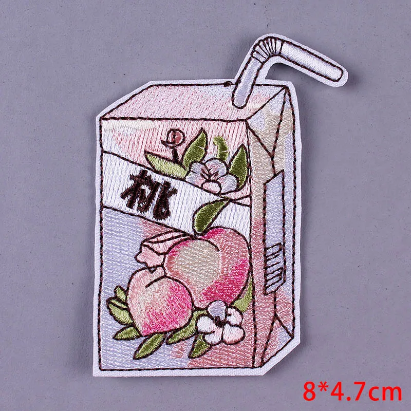 4032 Prajna милые вышитые нашивки для одежды DIY мультфильм Железный патч на одежду суши торт значок нашивки наклейки аксессуары F - Цвет: 4032